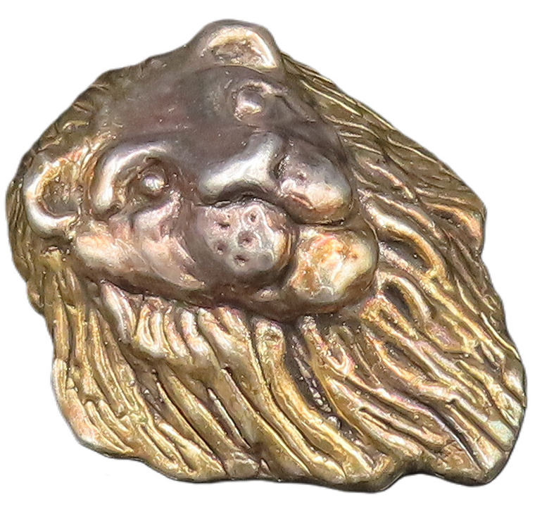 SAM PHILLIPS 925 Silver  Vintage Sculpted Lion Head Drop Pendant  PT21671