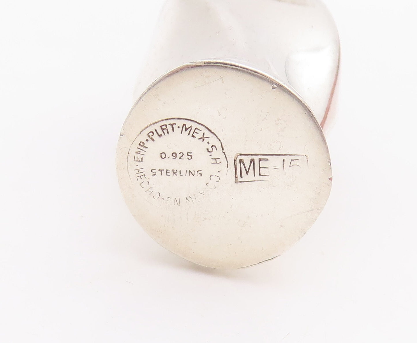 925 Sterling Silver Vintage Pendant MEXICO Puffed Perfume Bottle (OPENS) PT23359