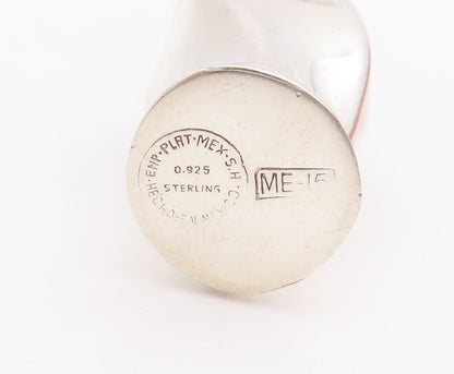 925 Sterling Silver Vintage Pendant MEXICO Puffed Perfume Bottle (OPENS) PT23359
