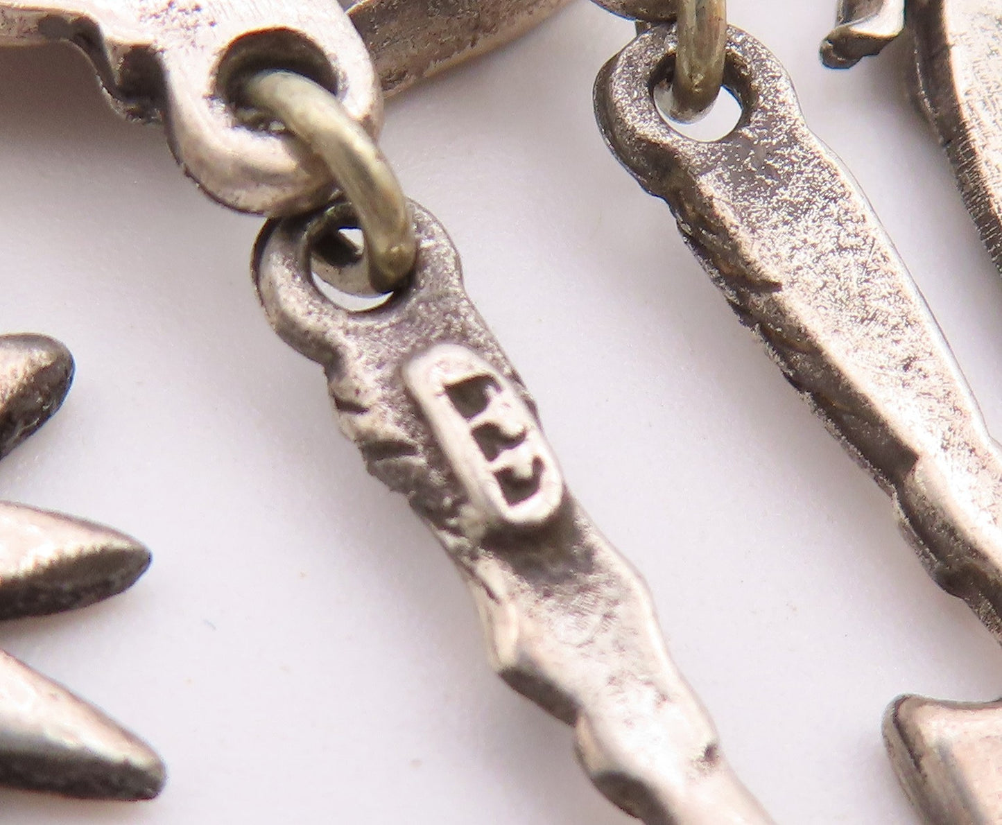 925 Sterling Silver  Vintage Dark Tone Watering Can Charmed Brooch Pin  BP3461