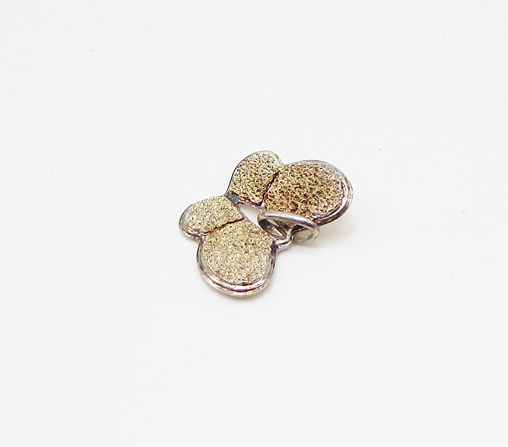 925 Sterling Silver  Vintage Rustic Butterfly Drop Pendant  PT2353