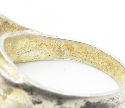 CELLINI 925 Sterling Silver Vintage Shiny Concave Dome Band Ring Sz 7.5 RG8647