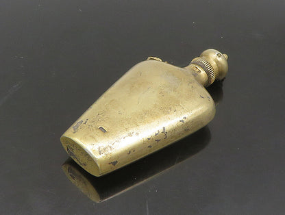 EAST EUROPEAN 925 Silver  Vintage Floral Etched Perfume Bottle (OPENS)  TR3236