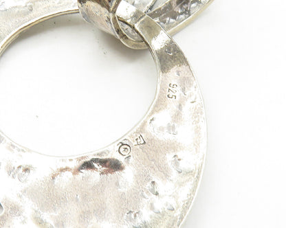 SILPADA 925 Sterling Silver  Vintage Shiny Hammered Round Drop Pendant  PT8122