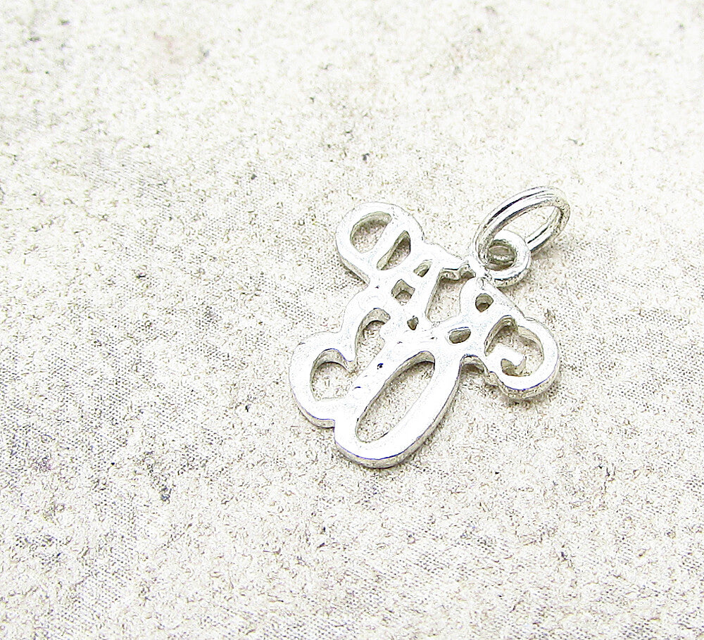 925 Sterling Silver  2003 Graduation Charm Pendant  PT1762