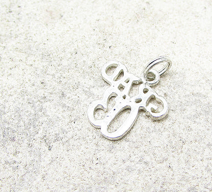925 Sterling Silver  2003 Graduation Charm Pendant  PT1762