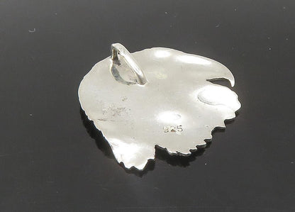 925 Sterling Silver  Vintage Shiny Eagle Head Pendant  PT18156