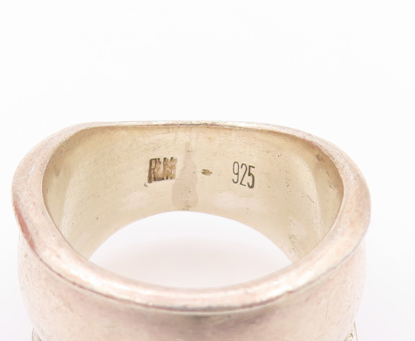 925 Sterling Silver Vintage Ring RLM Minimalist Designer  Sz 7  RG32325
