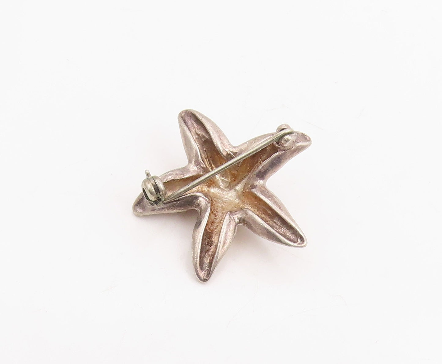 925 Sterling Silver Vintage Brooch Pin Classic Nautical Sea Fish Motif  BP12311