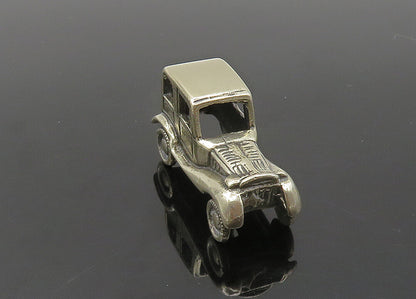 925 Sterling Silver  Vintage Dark Tone Old Fashioned Car Trinket  TR2805