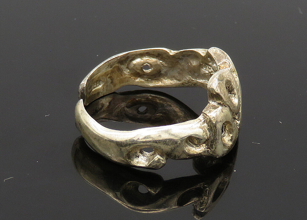 925 Sterling Silver Shiny Year 2000 New Millennium Band Ring Sz 9  RG20611
