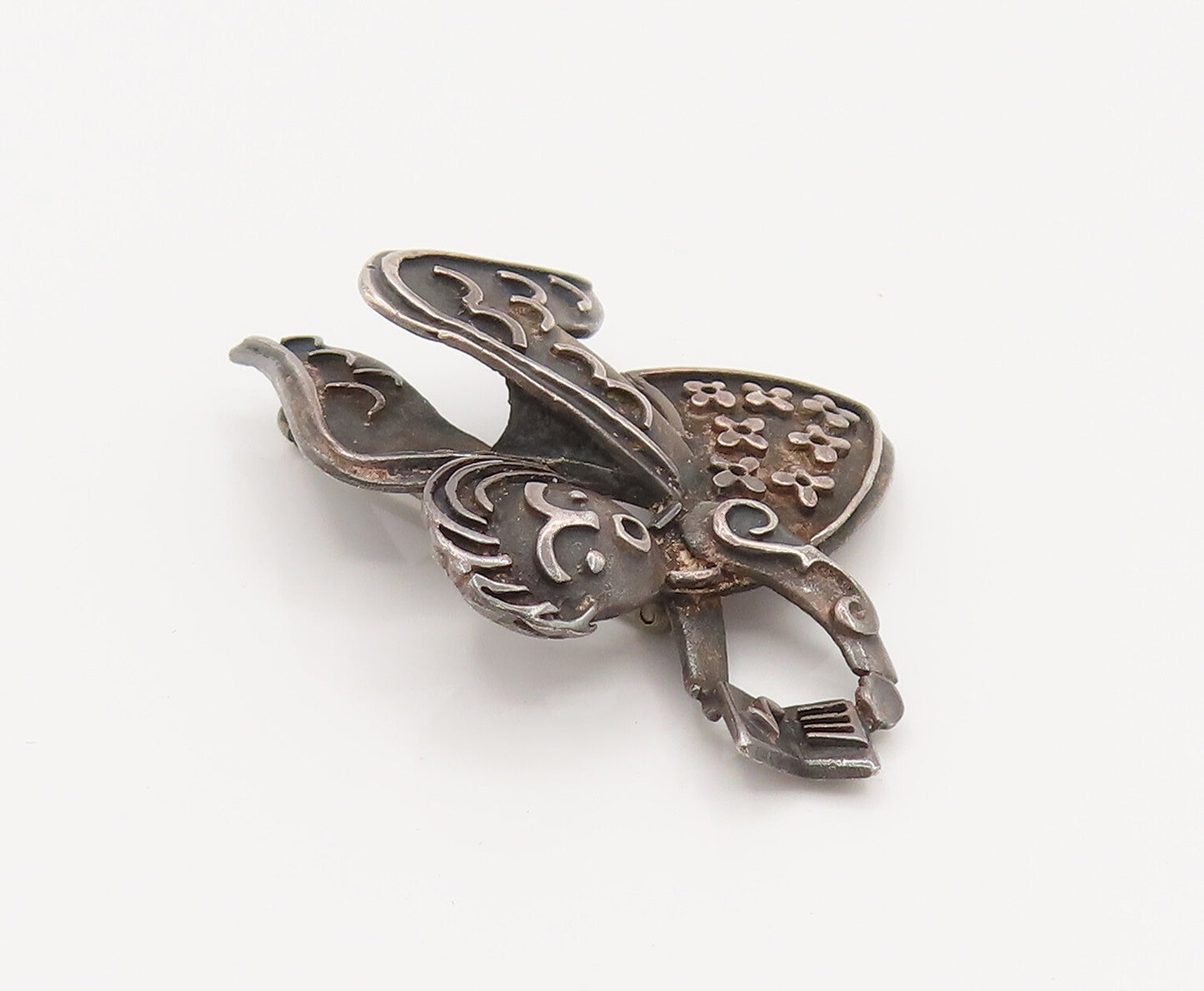 JAMES AVERY 925 Sterling Silver Vintage Singing Choir Angel Brooch Pin BP10175