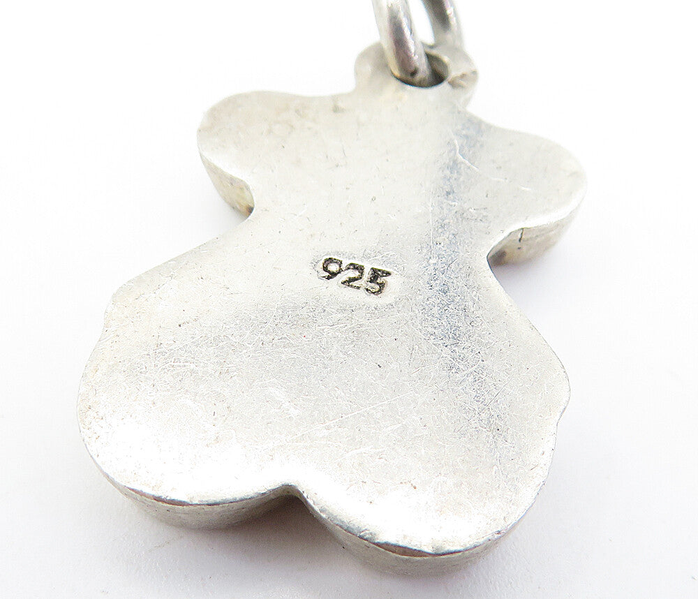 925 Sterling Silver  Vintage Petite Hollow Animal Motif Drop Pendant  PT5135