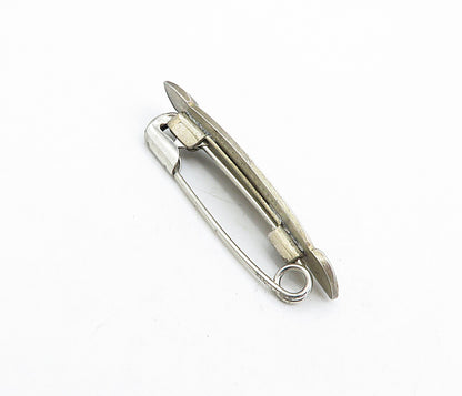 LULLABY 925 Sterling Silver  Vintage Smooth Love Hearts Brooch Pin  BP1592