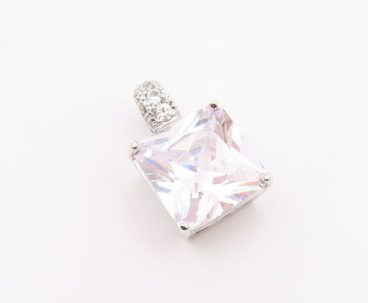ROSS SIMON 925 Silver  Vintage Sparkling Cubic Zirconia Pendant  PT15878