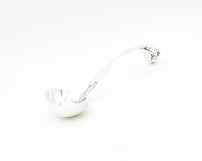 W&S SORENSEN DENMARK 925 Silver  Vintage Shiny Swirl Ladle Spoon  TR2574
