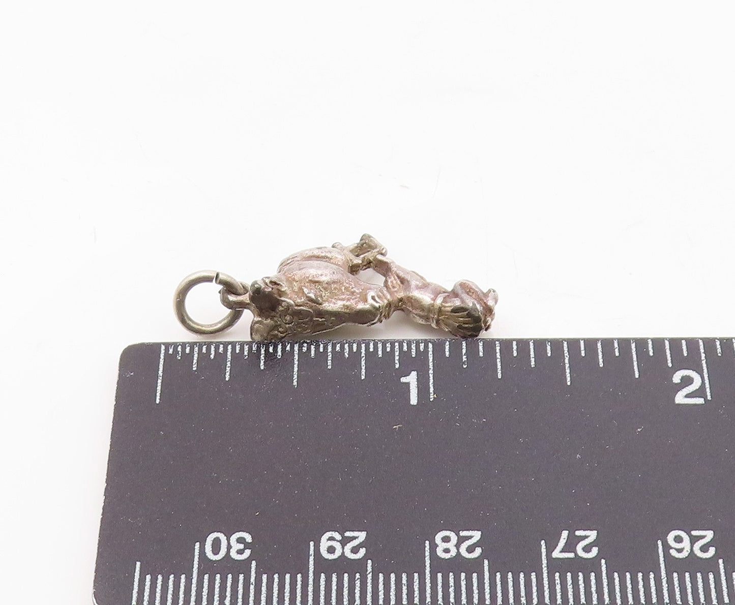 925 Sterling Silver  Vintage Shiny Petite Horse's Head Pendant  PT16717