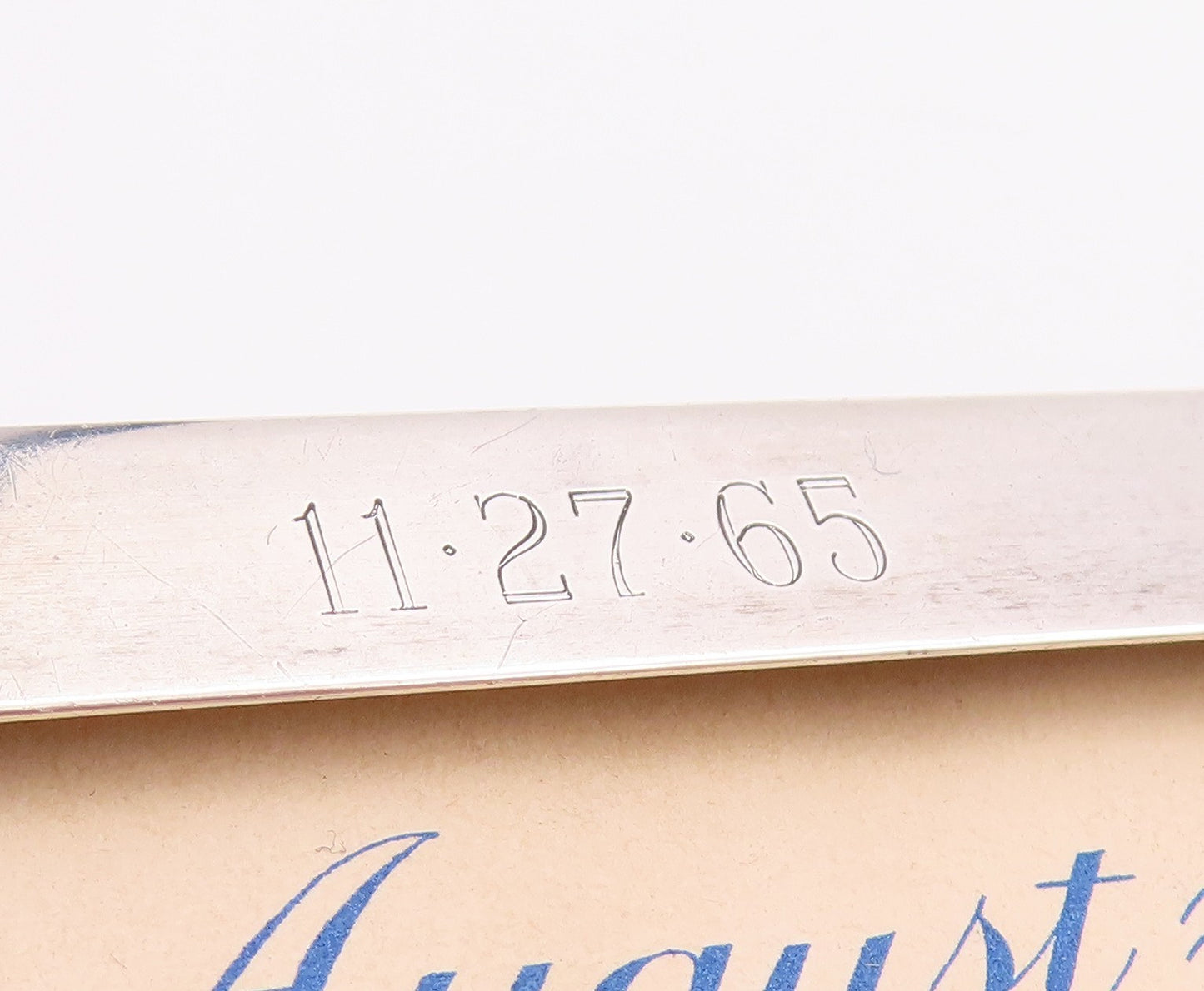 925 Sterling Silver Vintage Calendar TIFFANY & CO. Antique Framed Manual  TR3903