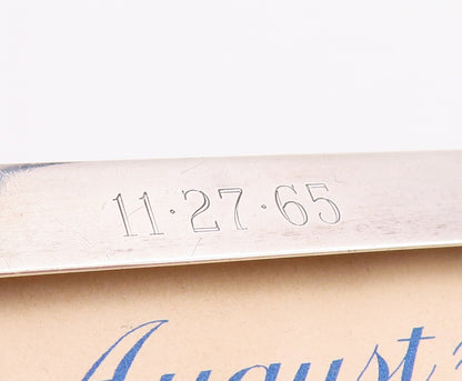 925 Sterling Silver Vintage Calendar TIFFANY & CO. Antique Framed Manual  TR3903