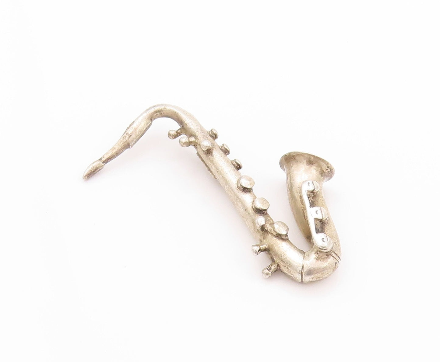925 Sterling Silver Vintage Pin Collector Designer Saxophone Cutout  TR3925