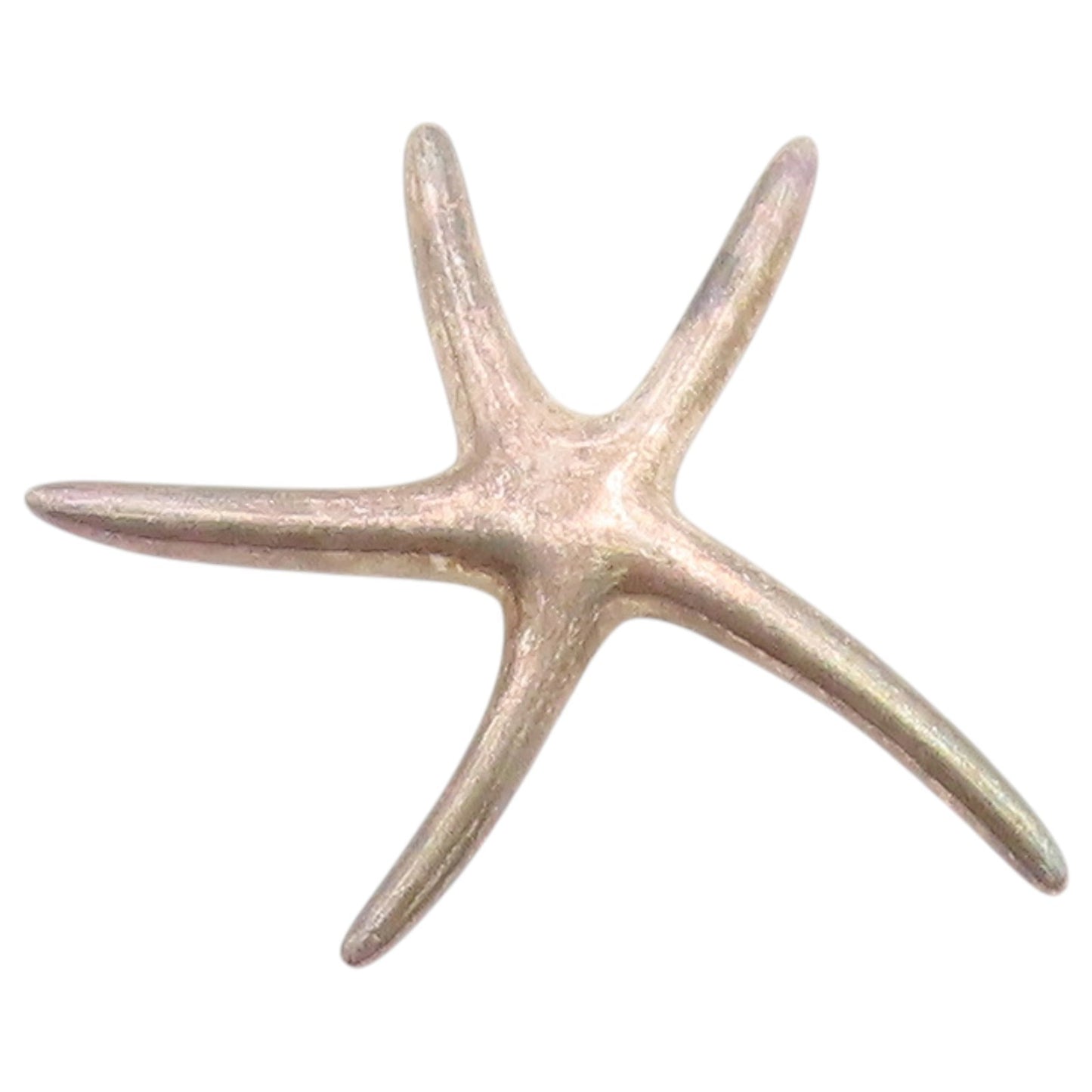925 Sterling Silver Vintage Pendant Minimalist Nautical Starfish Charm  PT26571