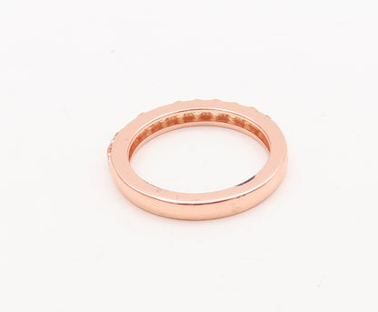 925 Sterling Silver Vintage Rose Ring Gold Plated Yellow Topaz  Sz 7  RG29579