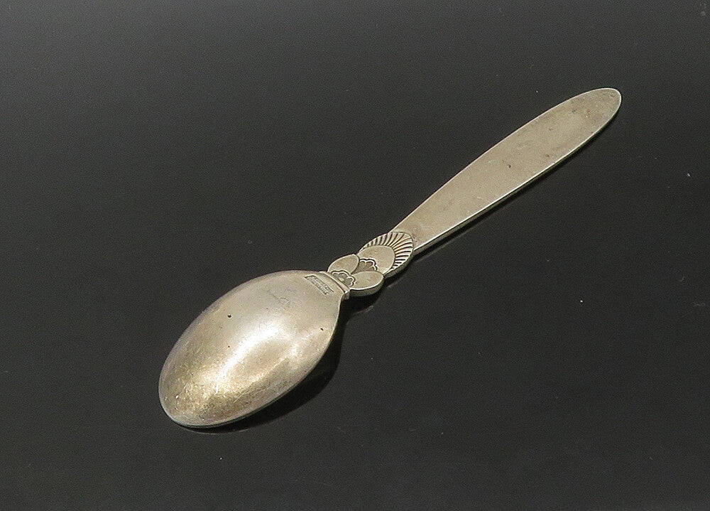DENMARK 925 Sterling Silver  Vintage Shiny Demitasse Espresso Spoon  TR3103
