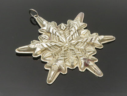 GORHAM 925 Sterling Silver  Vintage Christmas Star Ornament Pendant  PT20058