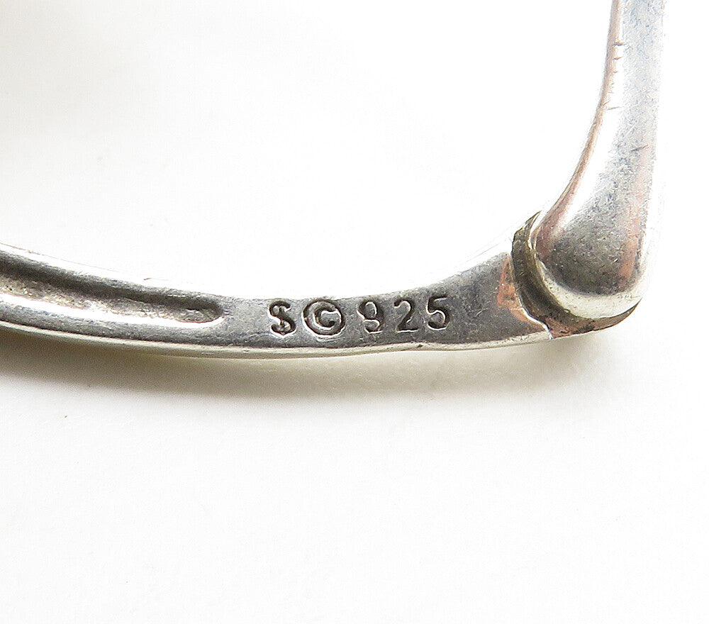 SILVER CLOUD 925 Sterling Silver  Vintage Open Love Heart Pendant  PT13454