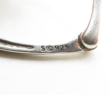 SILVER CLOUD 925 Sterling Silver  Vintage Open Love Heart Pendant  PT13454