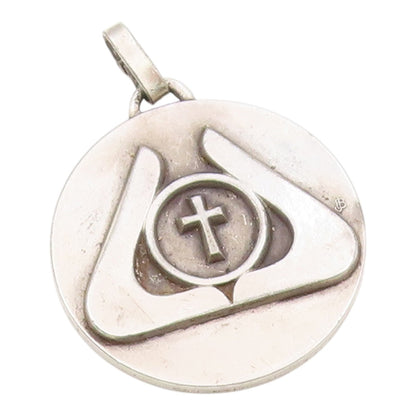 925 Silver Vintage International Eucharistic Congress 1976 Pendant PT11905