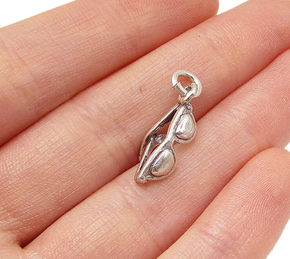 925 Sterling Silver  Vintage Sunglasses Charm Pendant  PT1868