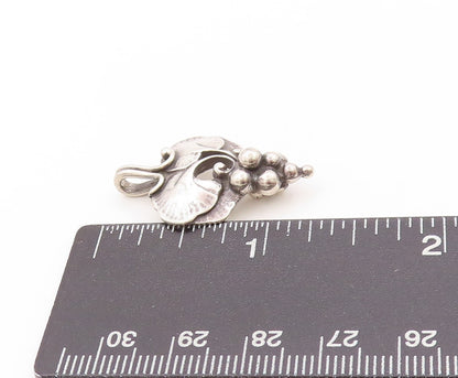925 Sterling Silver Vintage Pendant GEORG JENSEN DENMARK Bunch Of Grapes PT24191