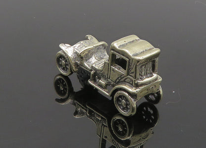 925 Sterling Silver  Vintage Shiny Old Fashioned Car Trinket  TR2806