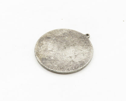 925 Sterling Silver  Vintage Antique Oxidized Capitol Building Pendant PT14268