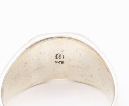 925 Sterling Silver Vintage Ring Solid Carved Kokopelli  Sz 5  RG32292
