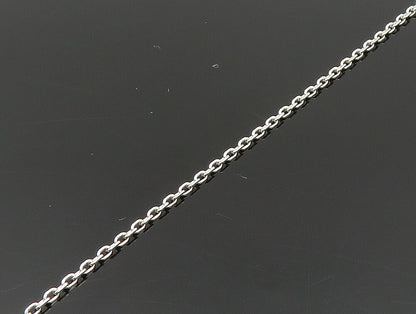 925 Sterling Silver  Vintage Dainty Lady Topaz Bear Necklace  NE3832