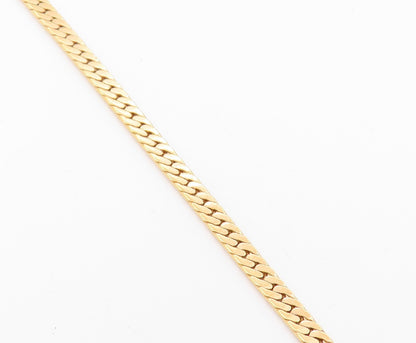 925 Sterling Silver Vintage Necklace Gold Plated Real Diamonds & Sapphire NE4927