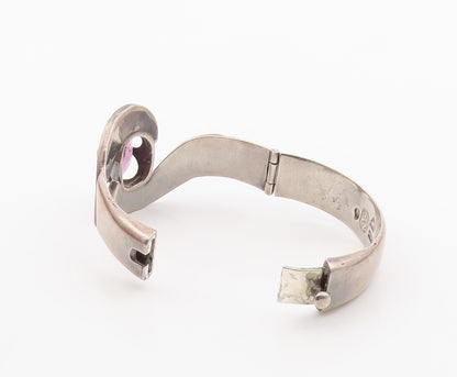 925 Sterling Silver Vintage Bracelet LOS BALLESTEROS MEXICO Gemstone  BT12103