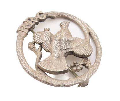 925 Sterling Silver Vintage Brooch Pin RRC Cutout Flying Bird  BP11286