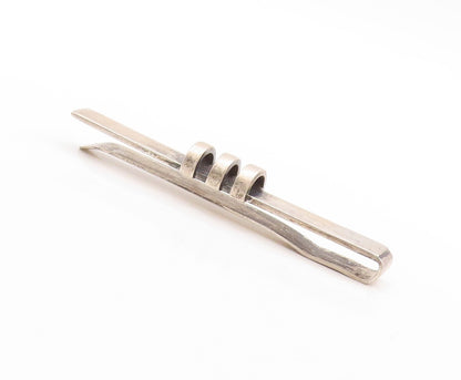 925 Sterling Silver Vintage Tie Clip EILER MARLOE DENMARK Solid Design  TR3787