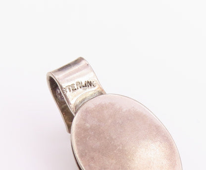 925 Sterling Silver Vintage Bracelet LA PAGLIA Botanical Tulip Link  BT12213