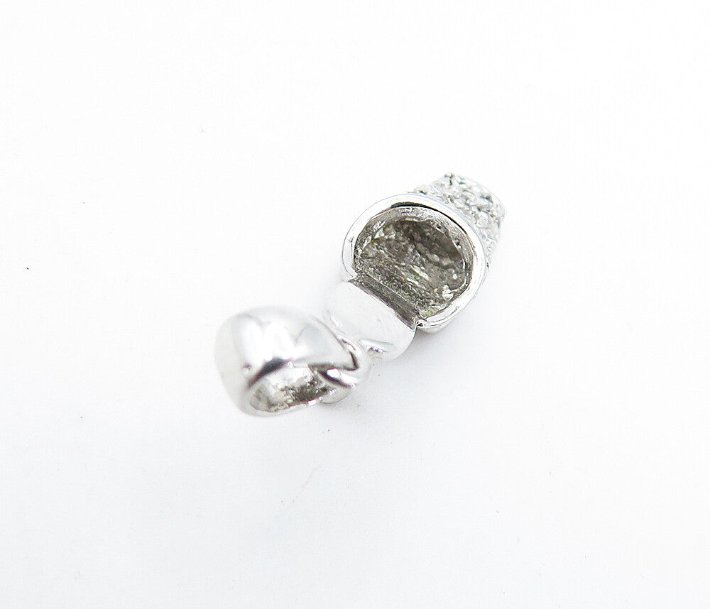 925 Sterling Silver  Sparkling Cubic Zirconia Petite Shoe Motif Pendant PT3052