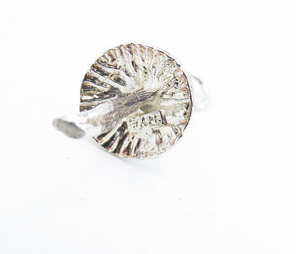 925 Sterling Silver  Vintage Shiny Sculpted Ballerina Dancer Pendant  PT3619