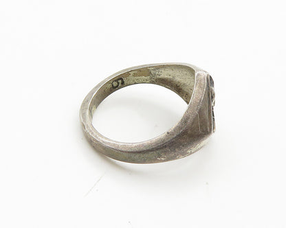 925 Sterling Silver Vintage Antique Boy Scouts Of America Ring Sz 5.5  RG19378