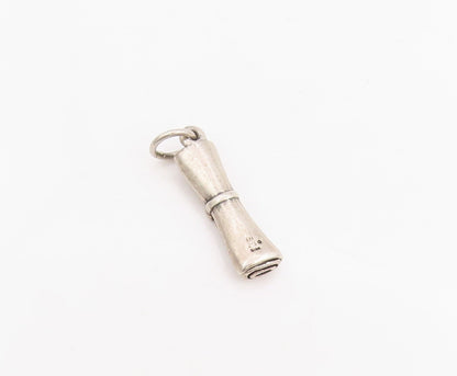 925 Sterling Silver Vintage Pendant JAMES AVERY Graduation Diploma Charm PT25203