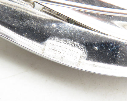 BOND BOYD 925 Sterling Silver  Vintage Blue Topaz Leaf Brooch Pin  BP4022