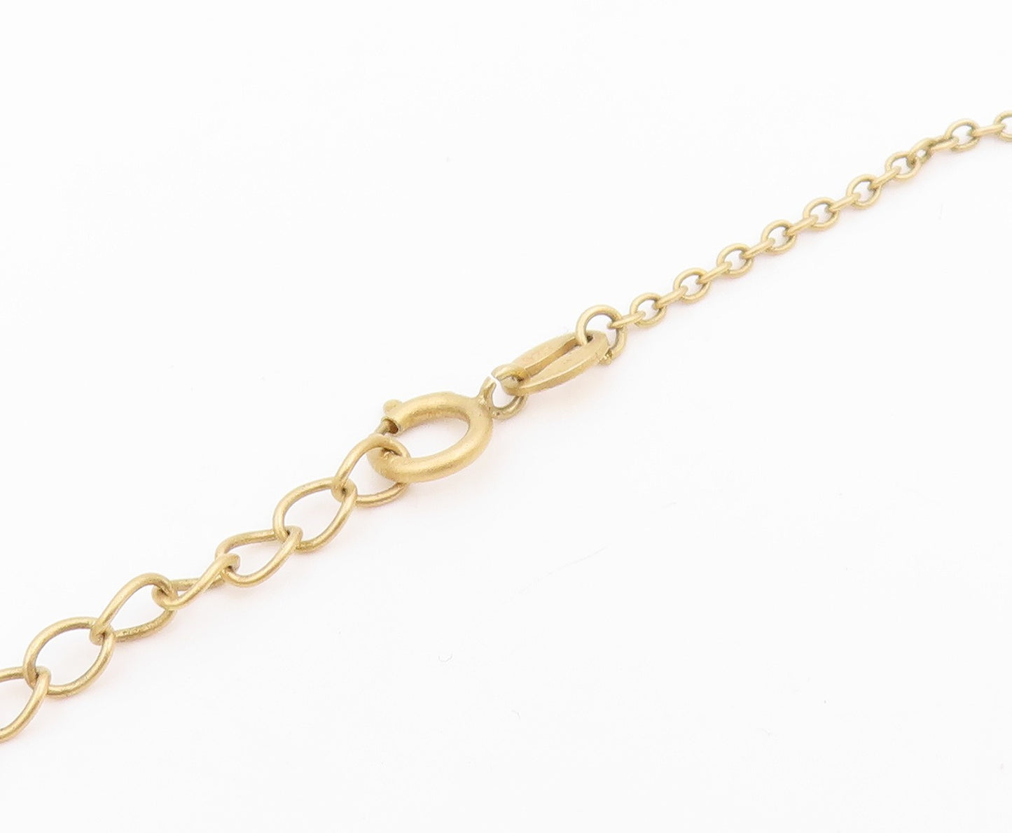 925 Sterling Silver Vintage Necklace Gold Plated Elegant Quartz & CZ  NE4849