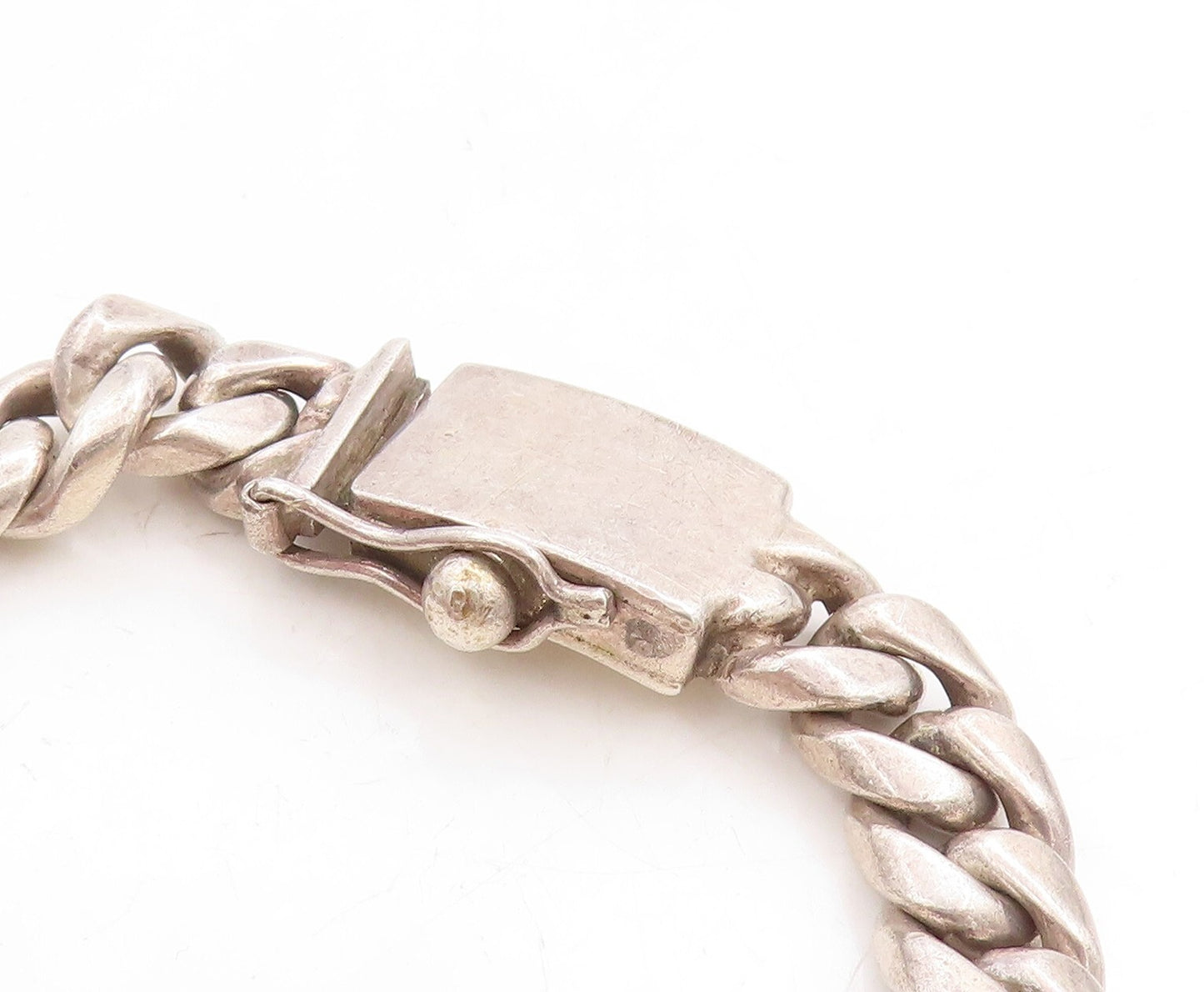 925 Sterling Silver Vintage Bracelet MEXICO Curb Linked Flying Bird  BT10957