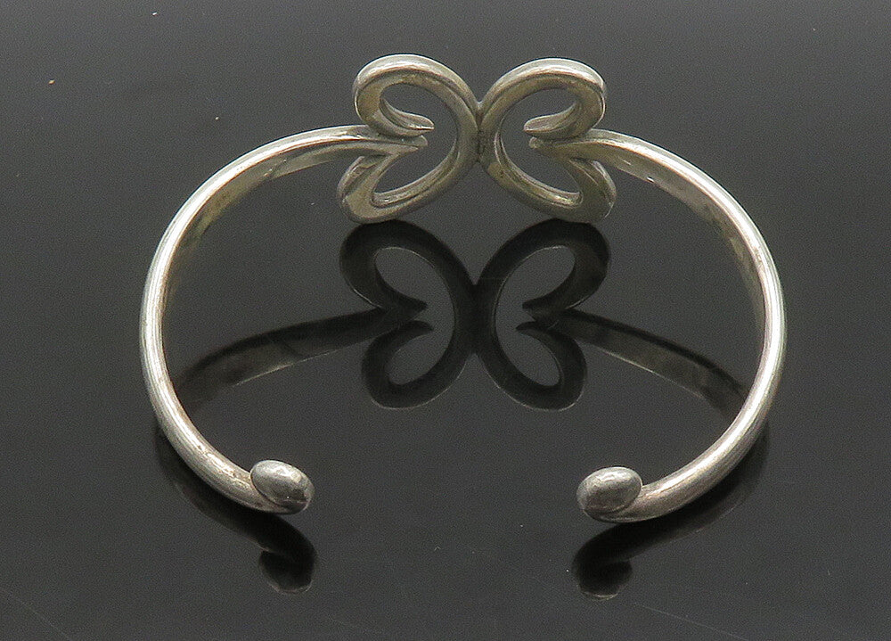 JAMES AVERY 925 Silver  Vintage Shiny Open Butterfly Cuff Bracelet  BT8070
